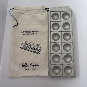Cucina Ravioli Maker Mold Made In Italy 13" - No Rolling Pin - Read Description